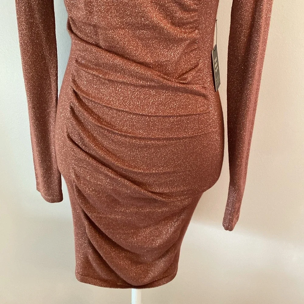 Express NWT sparkle ranched side dress small - Picture 3 of 9